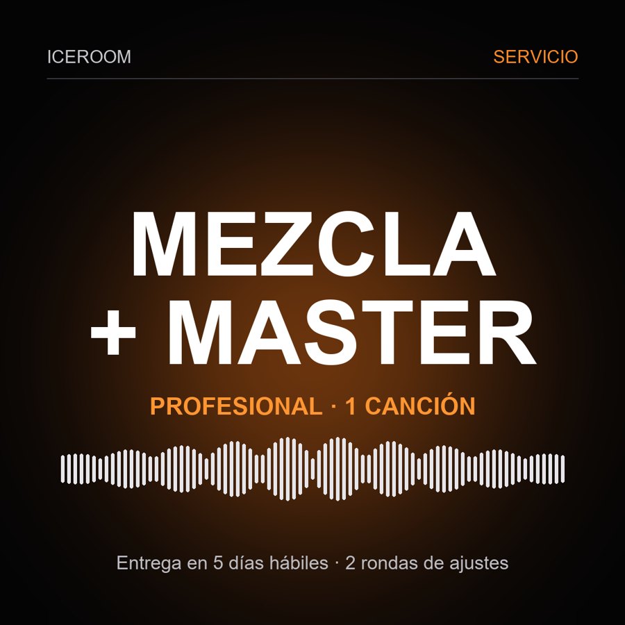 Mezcla + Master profesional
